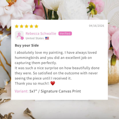 “By Your Side” – Hummingbird Surprise Reveal