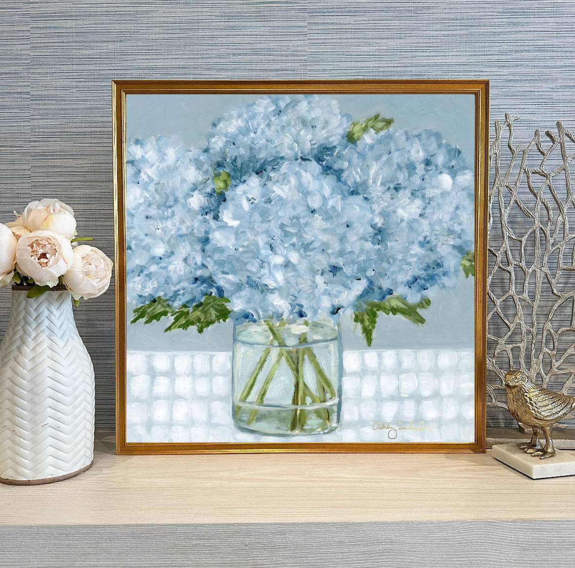 "Grace" Framed Canvas Print