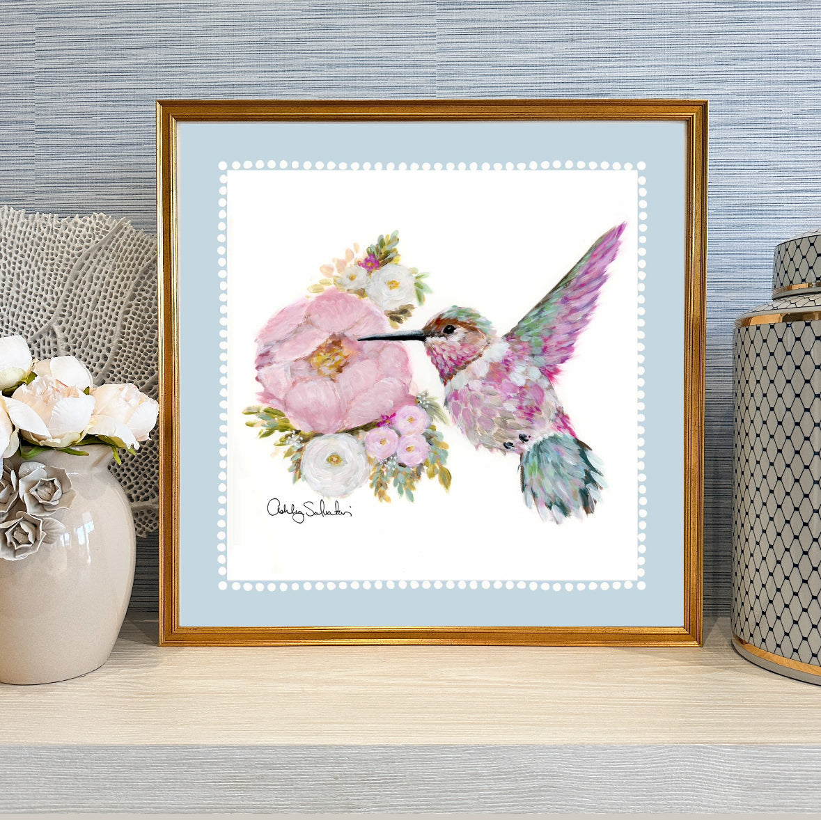 “Lu Lu" Framed Canvas Print