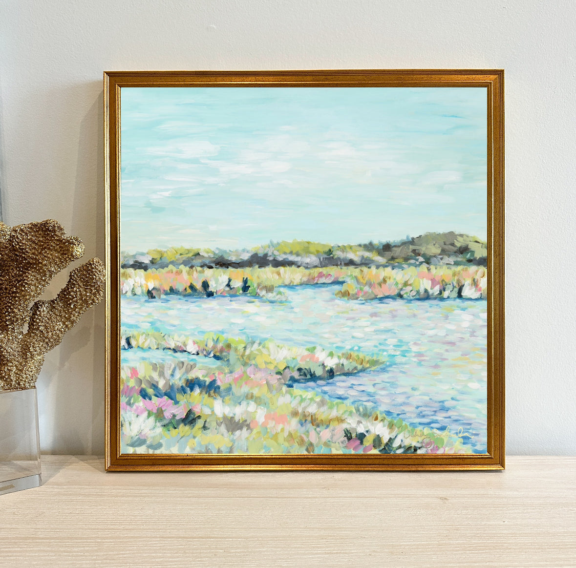 “Rising Tide" Framed Canvas Print