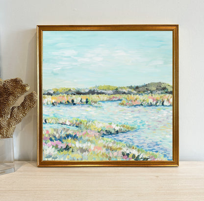 “Rising Tide" Framed Canvas Print