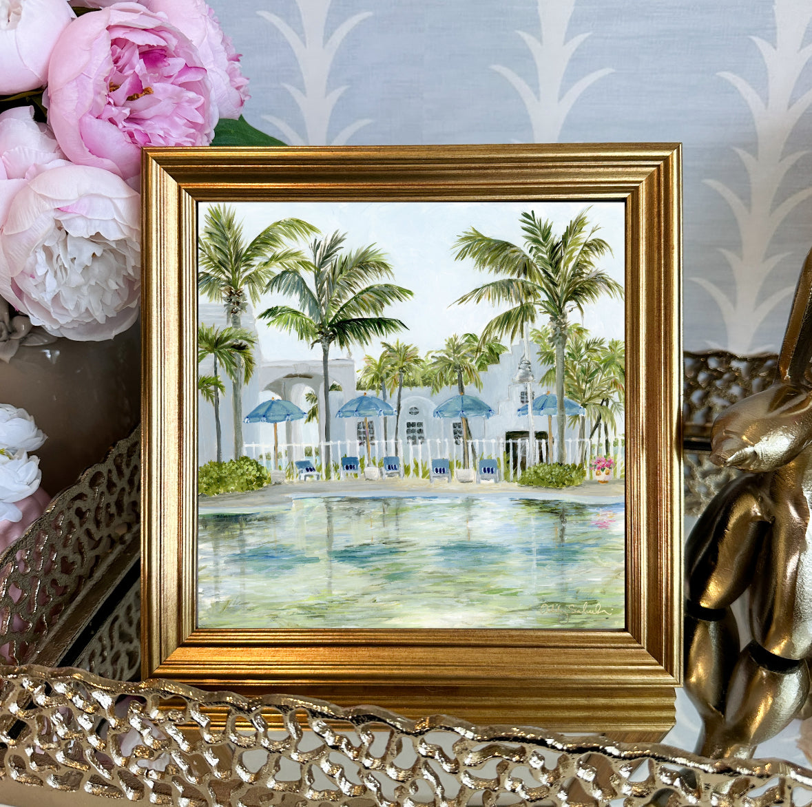 “Paradise” Framed Canvas Print