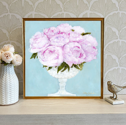 “Sunday Brunch” Framed Canvas Print