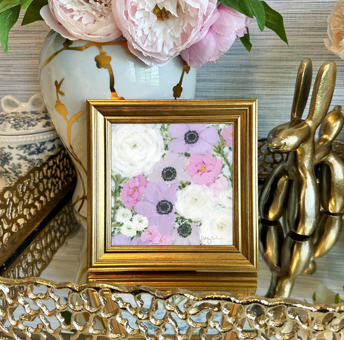 “Secret Garden” Framed Canvas Print
