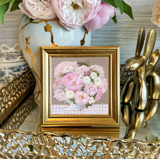 "Elegance" Framed Canvas Print