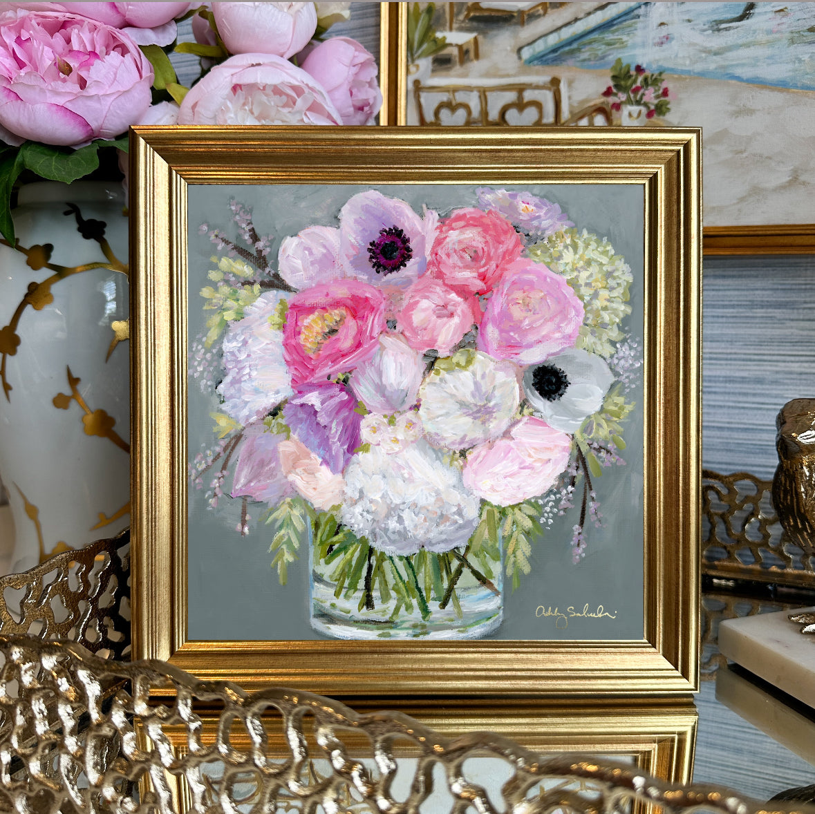 “Lucky” Framed Canvas Print