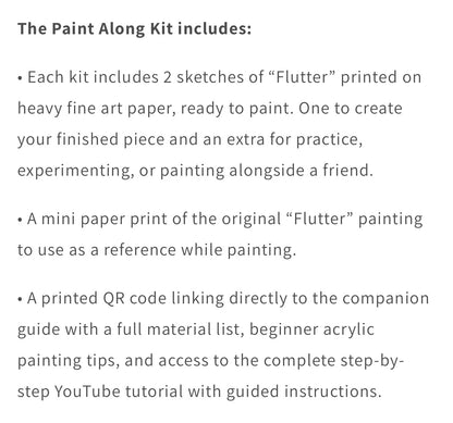 Hummingbird Paint Along Kit