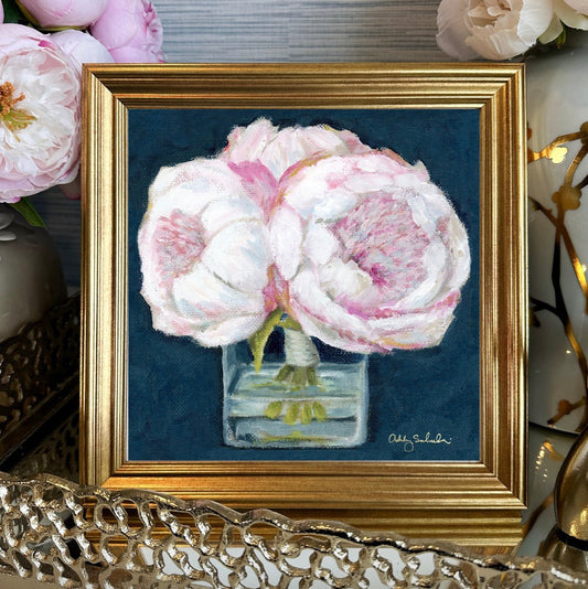"Pink Peonies" Signature Canvas Print