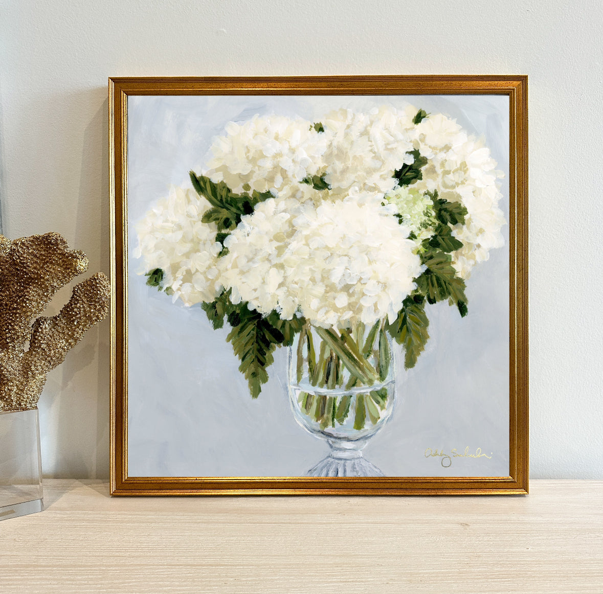 “Coastal Chic” Framed Canvas Print