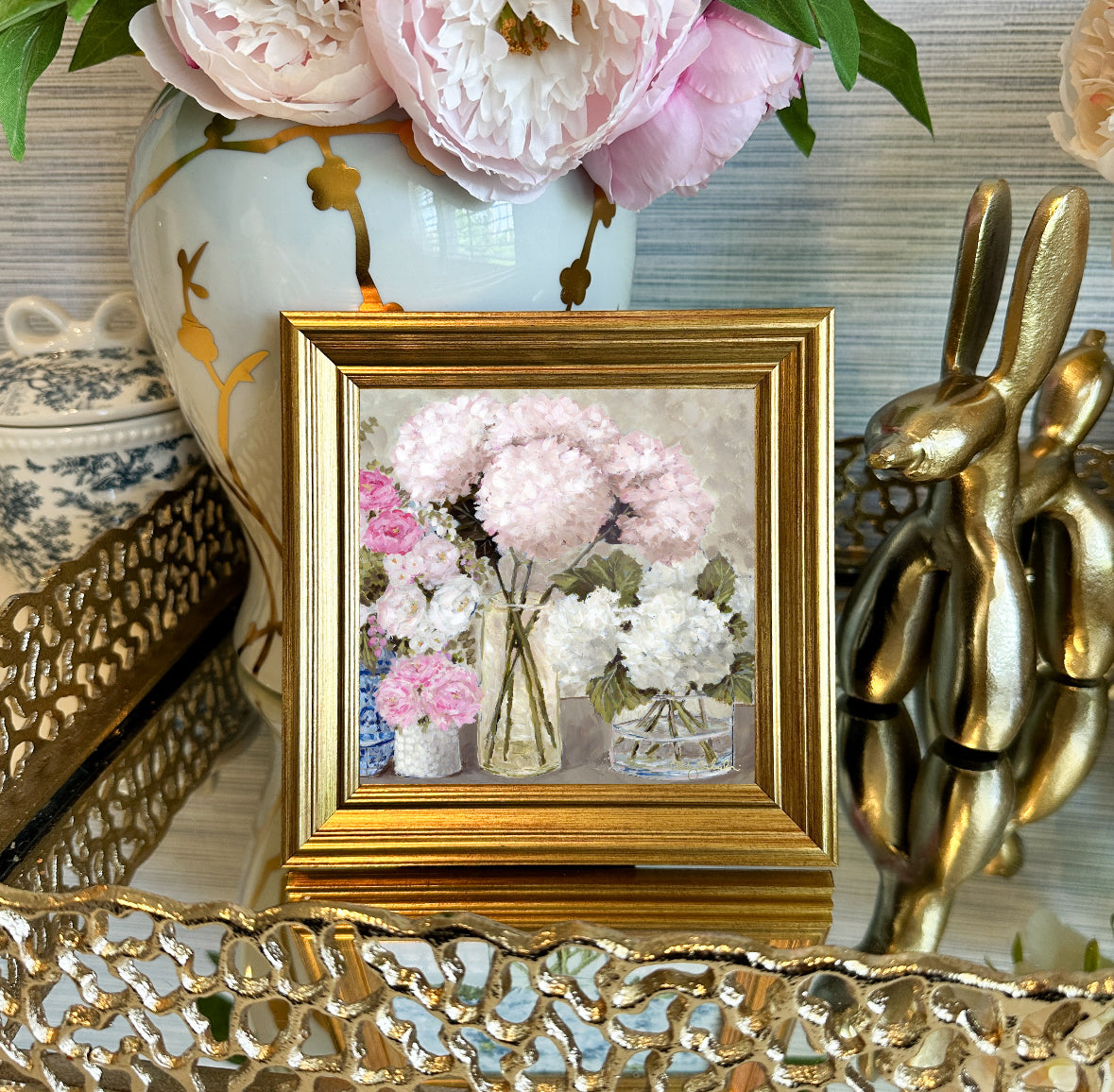 “BLUSH” Framed Canvas Print
