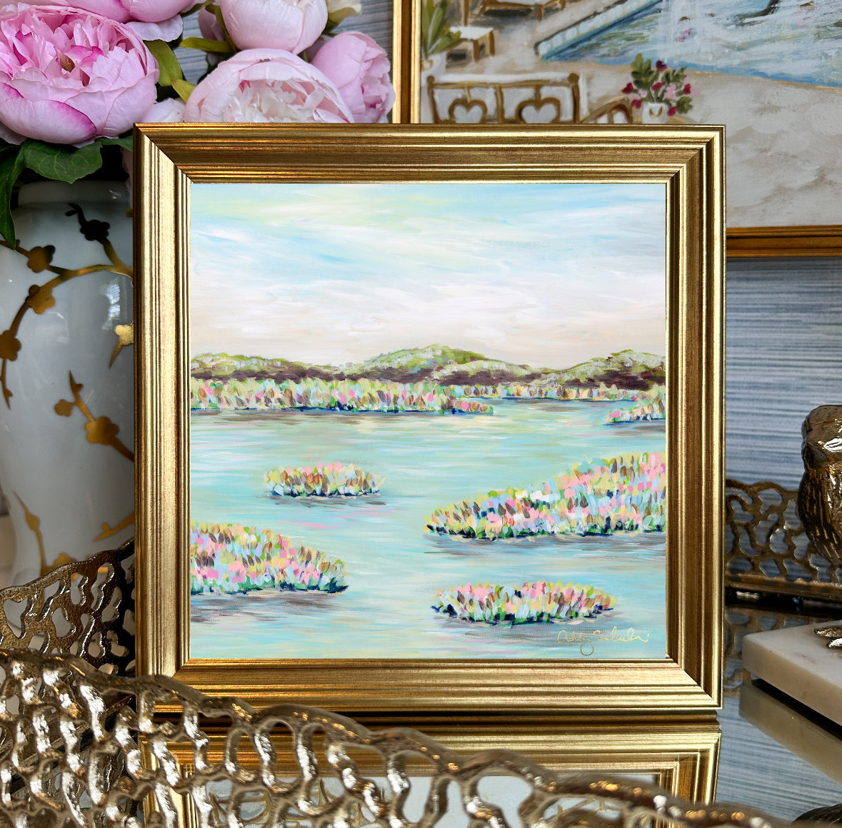 “Glorious Morning" Framed Canvas Print