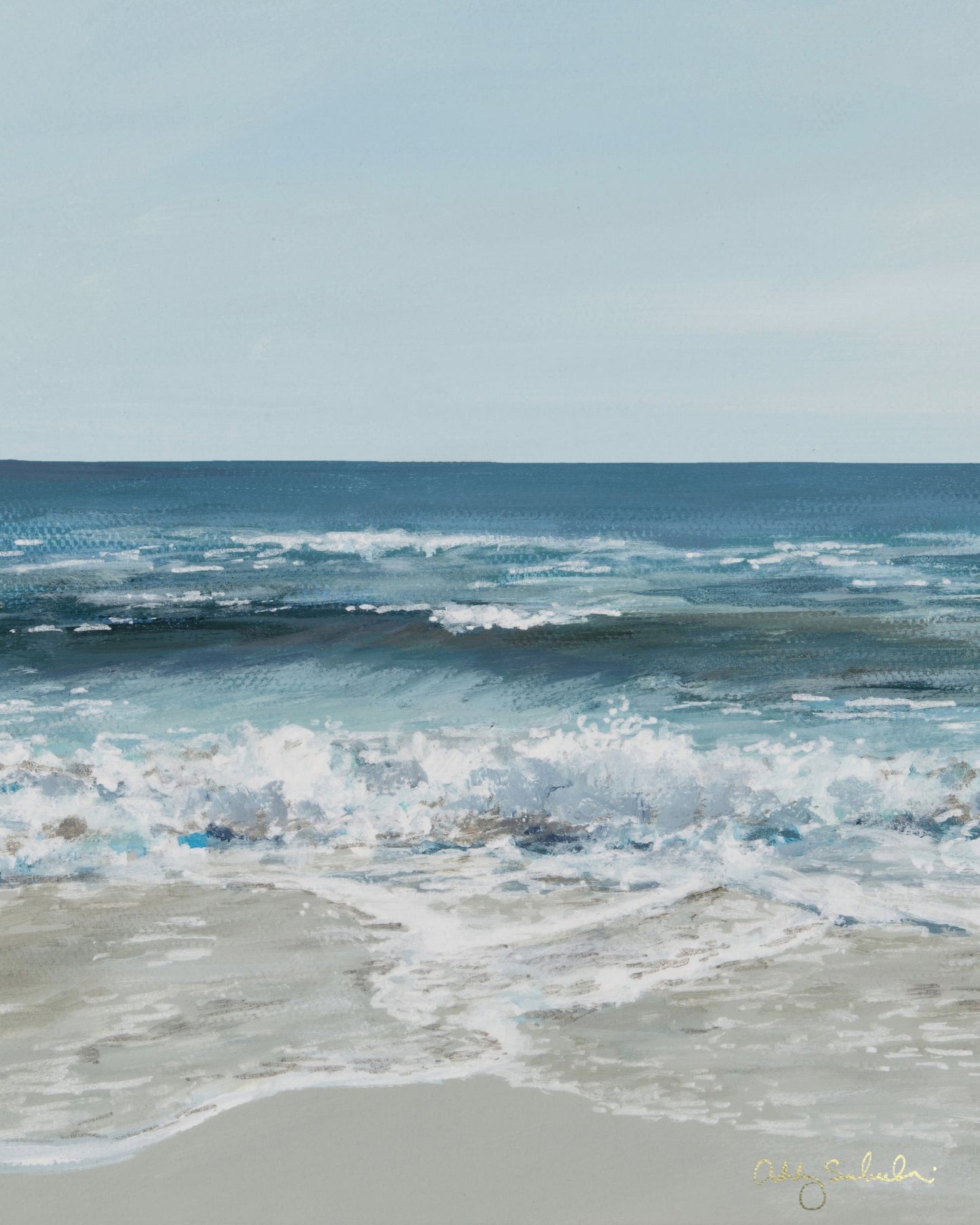 "Beautiful Blue Sea" Fine Art Print