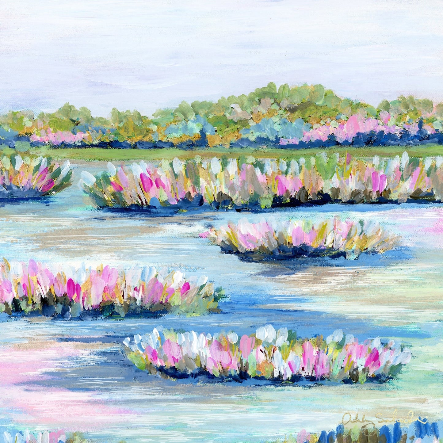 "Sparkle and Shine" Unframed Canvas Print