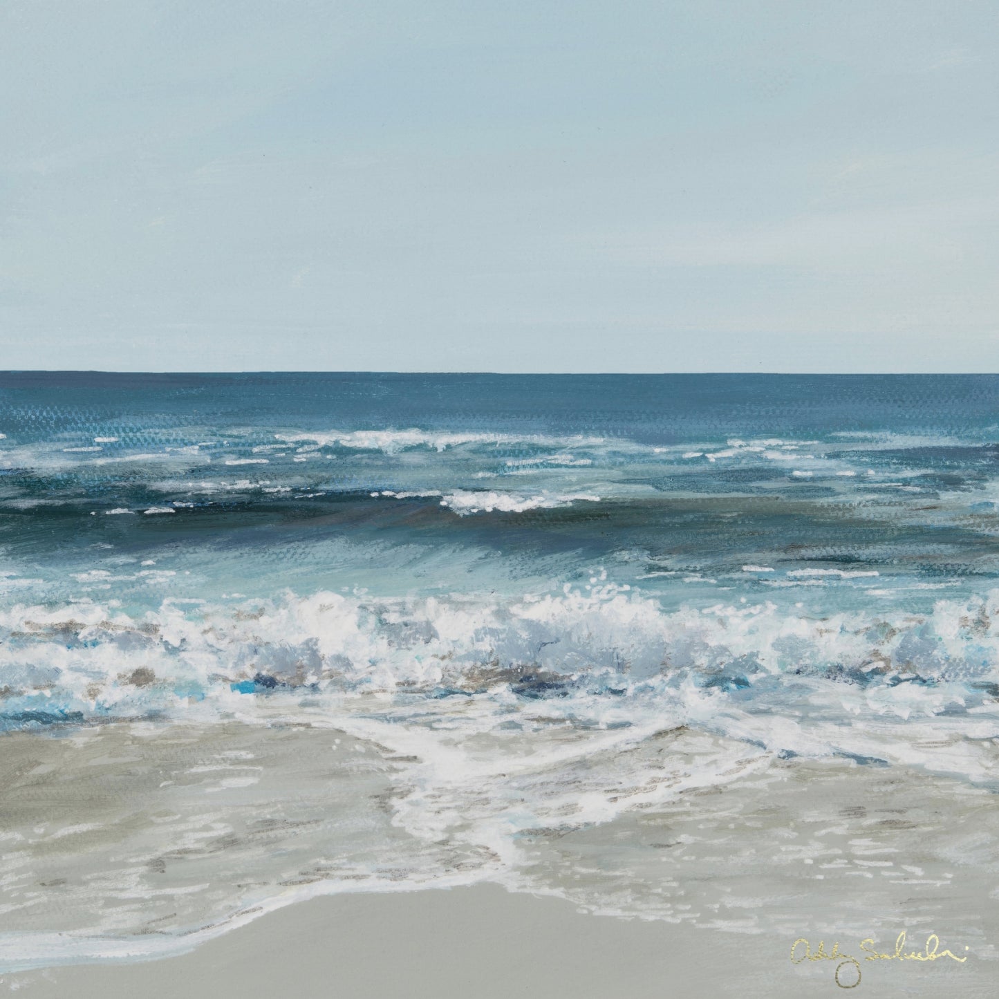 "Beautiful Blue Sea" Fine Art Print