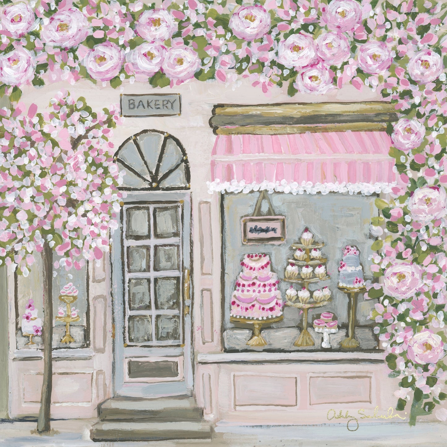 “The Bakery" Unframed Canvas Print