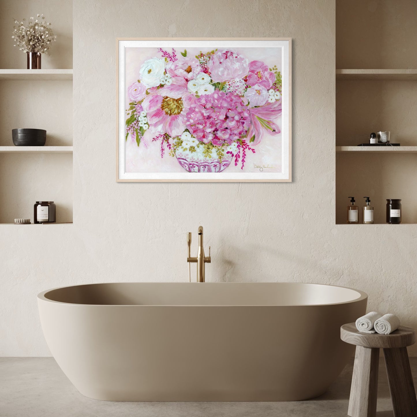 "Pretty in Pink" Signature Canvas Print