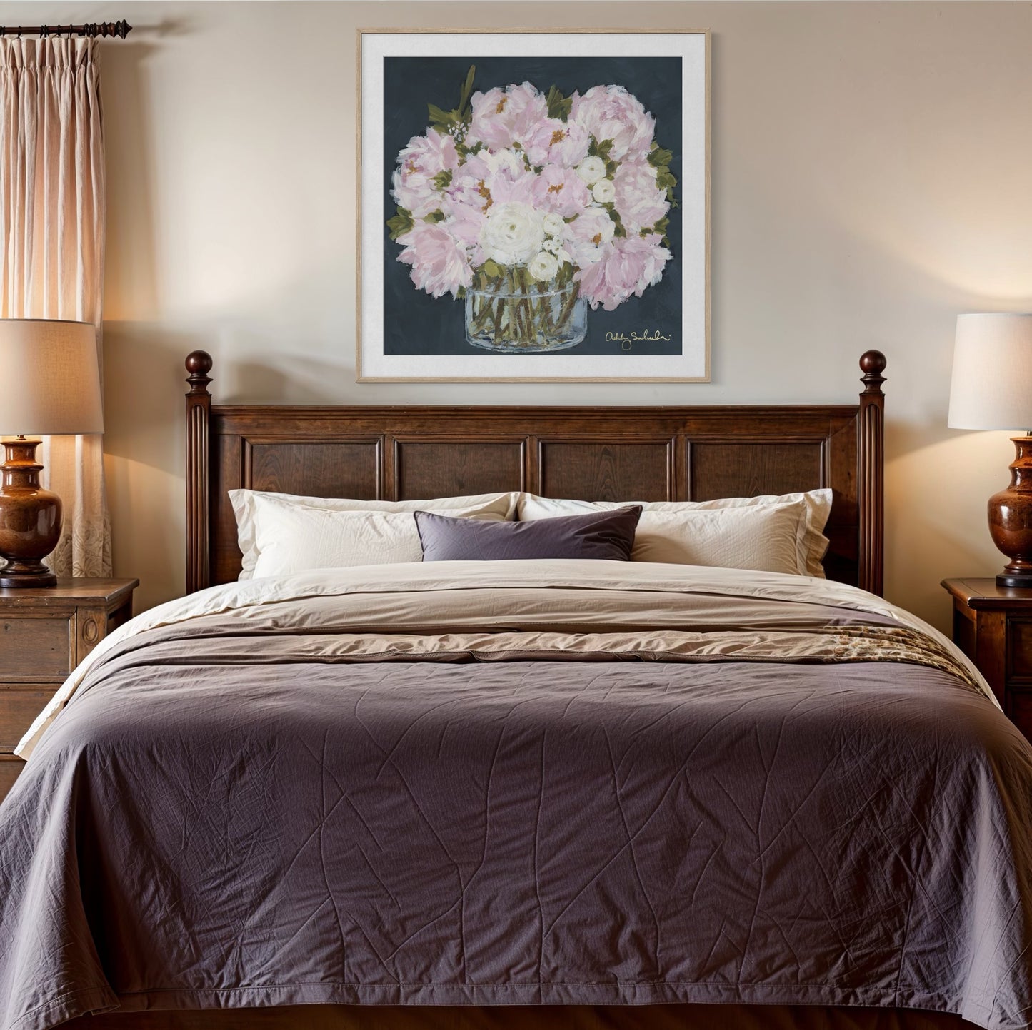 "Lovely" Signature Canvas Print