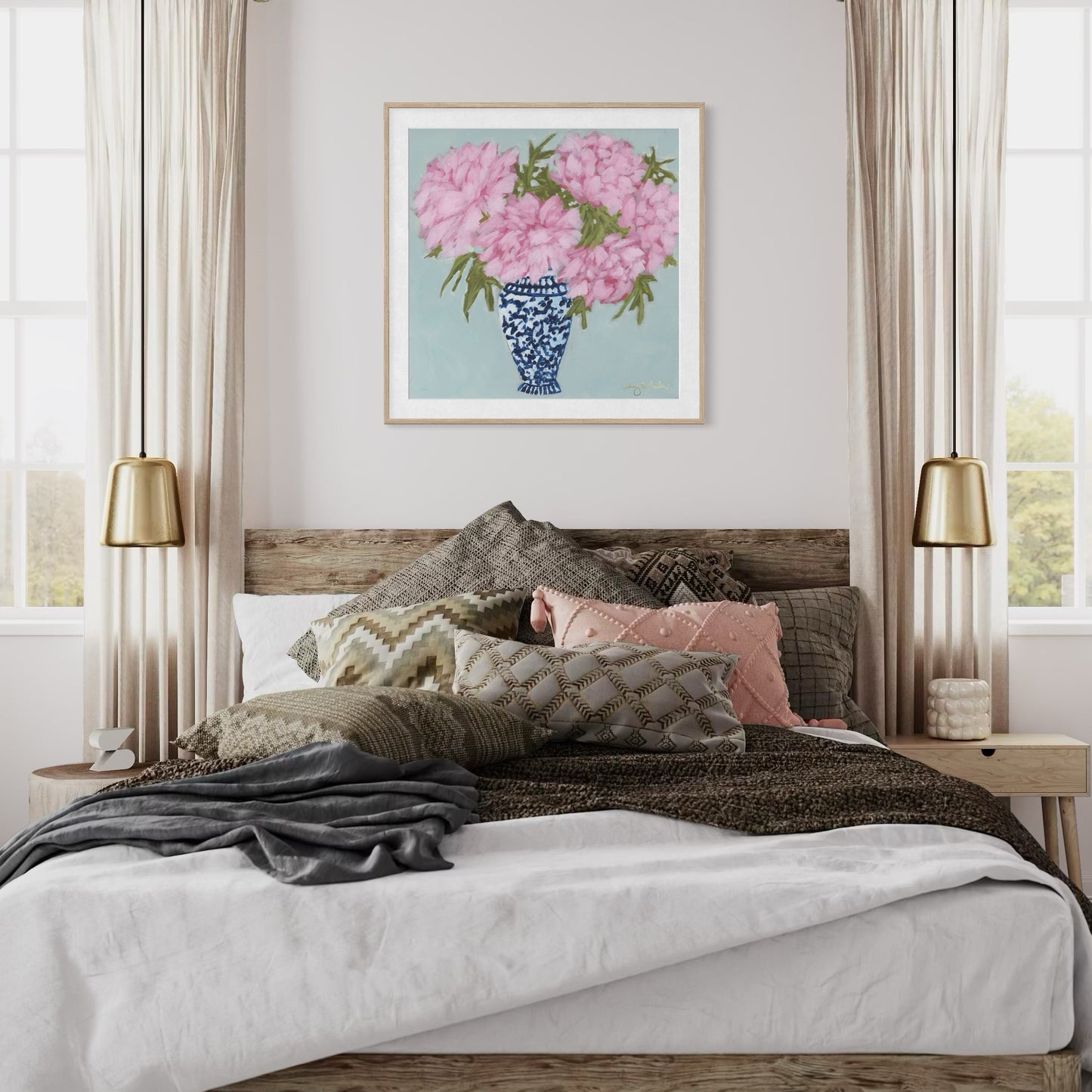 "Santorini" Signature Canvas Print