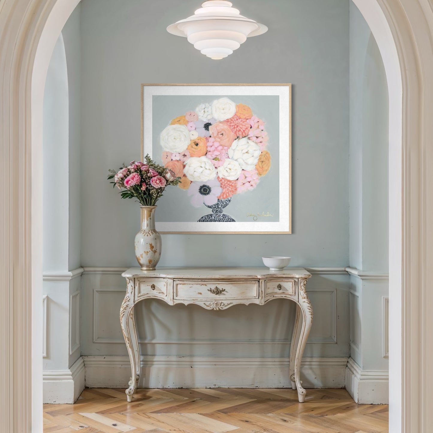 “Peaches and Cream" Signature Canvas Print