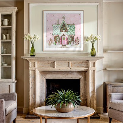 “The Gingerbread House" Signature Canvas Print