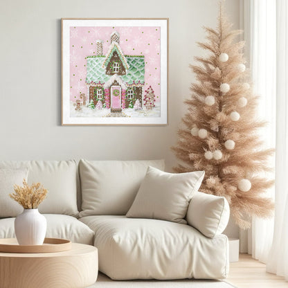 “The Gingerbread House" Signature Canvas Print