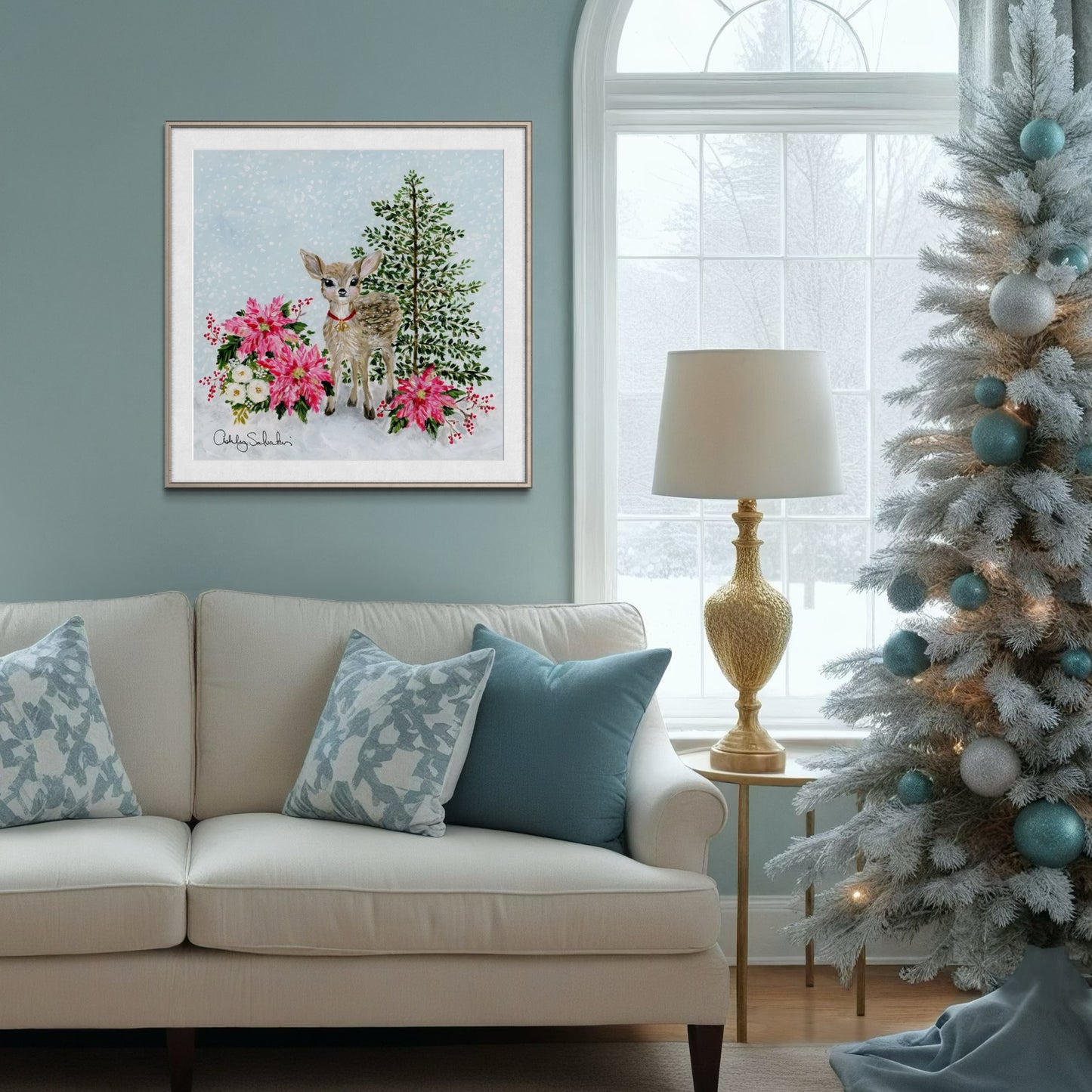 "Jingle" Signature Canvas Print