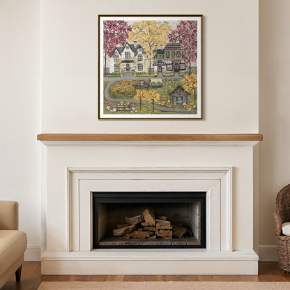 “Harvest Village" Signature Canvas Print