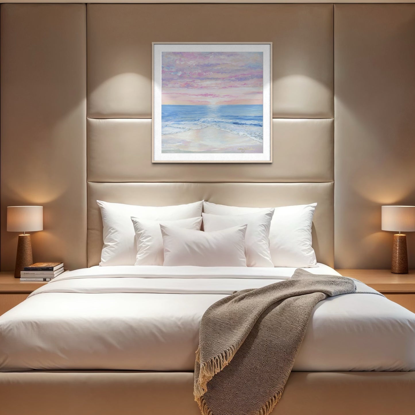 "Perfectly Pink Sunset" Signature Canvas Print