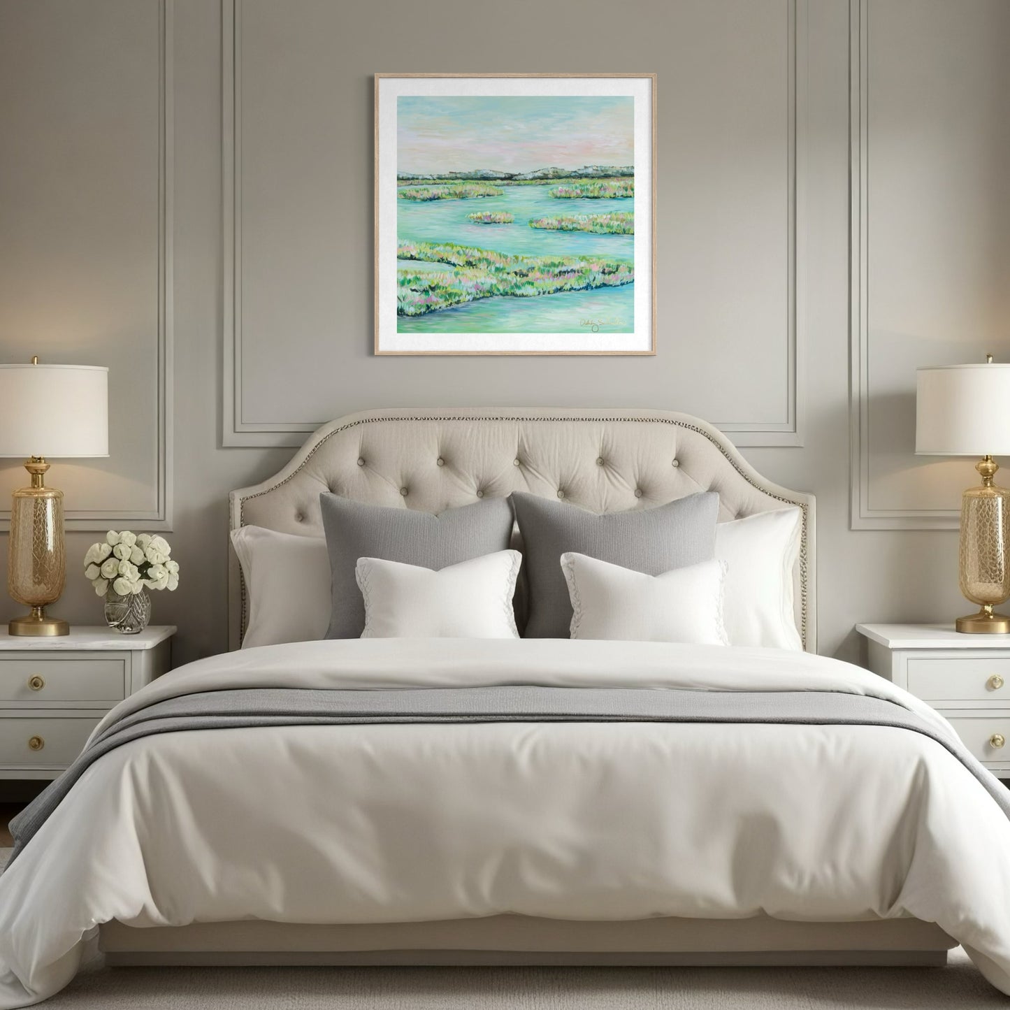 "Teal Waters" Signature Canvas Print