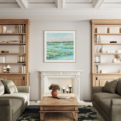 "Teal Waters" Signature Canvas Print