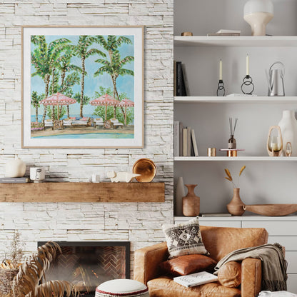 "Island Sun" Signature Canvas Print