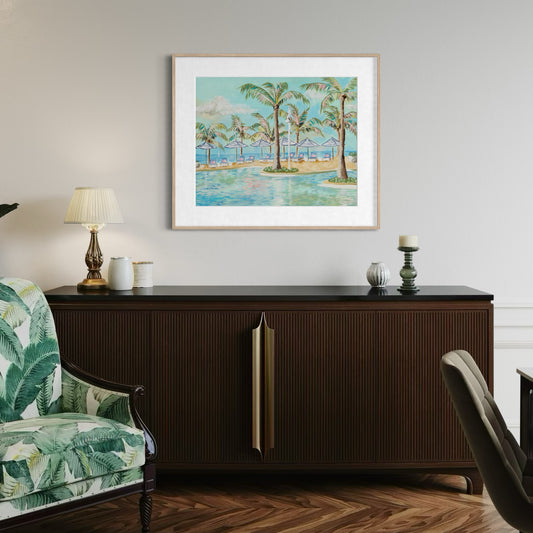 "Isla Bella" Signature Canvas Print