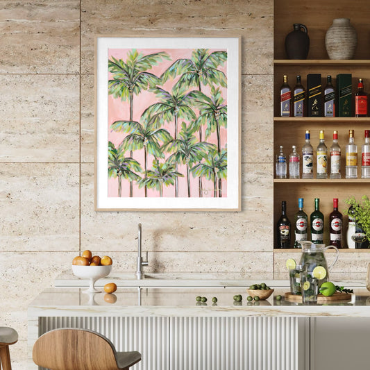 "Pretty Little Palms" Signature Canvas Print