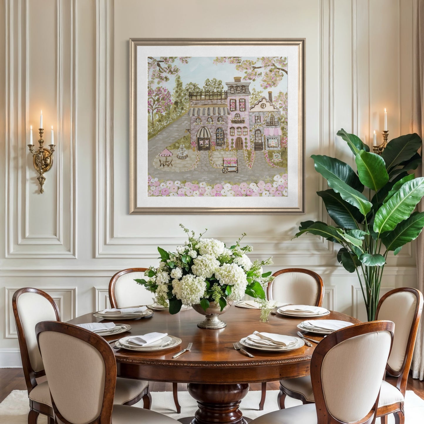 "Sweetheart Village" Signature Canvas Print