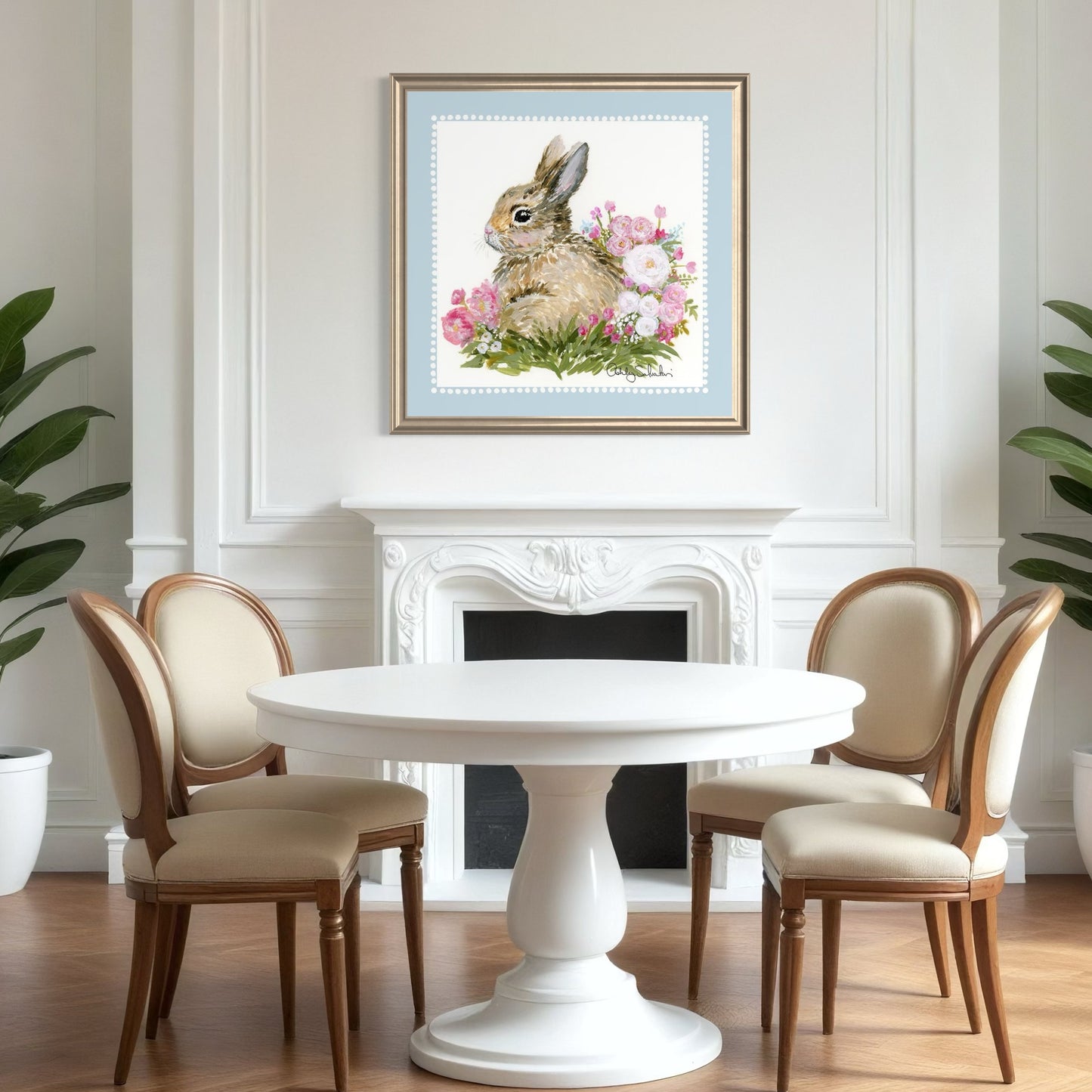 "Bun Bun" Signature Canvas Print