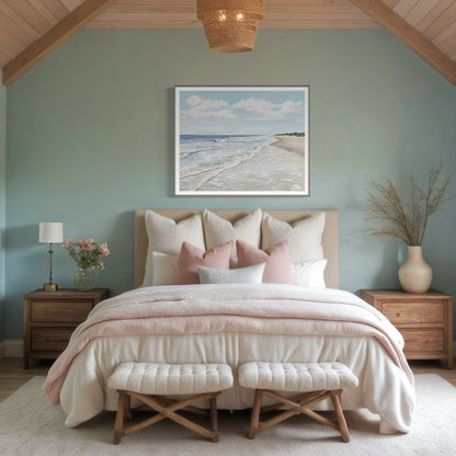 "Walk On The Beach" Fine Art Print