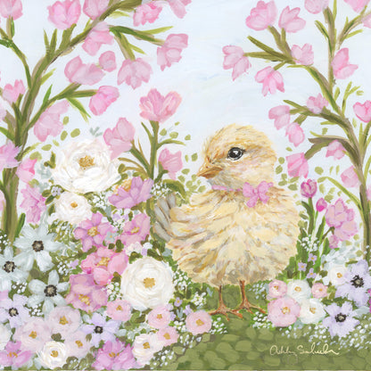 “Little Chick’s Garden" Signature Canvas Print