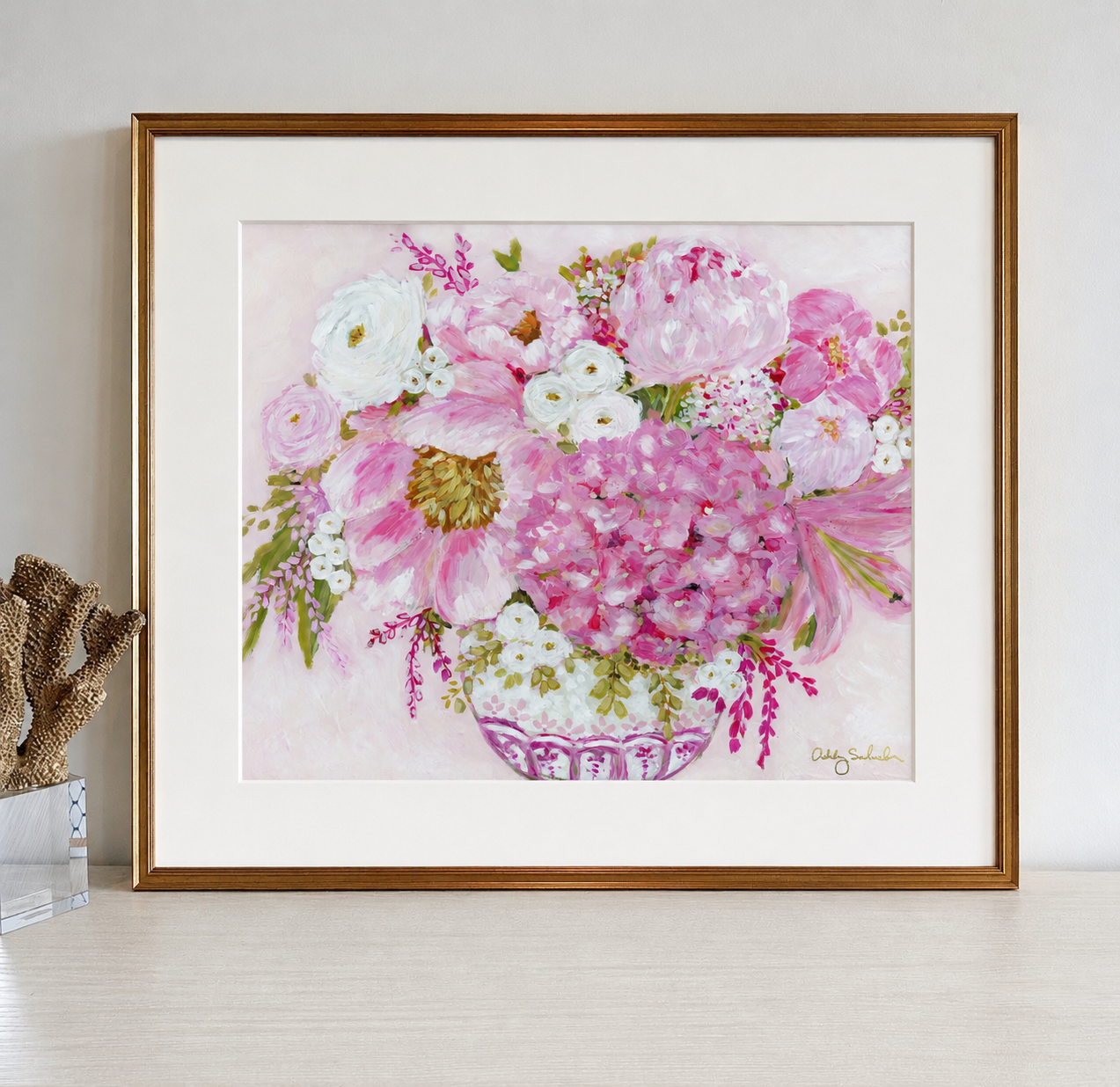 "Pretty in Pink" Signature Canvas Print