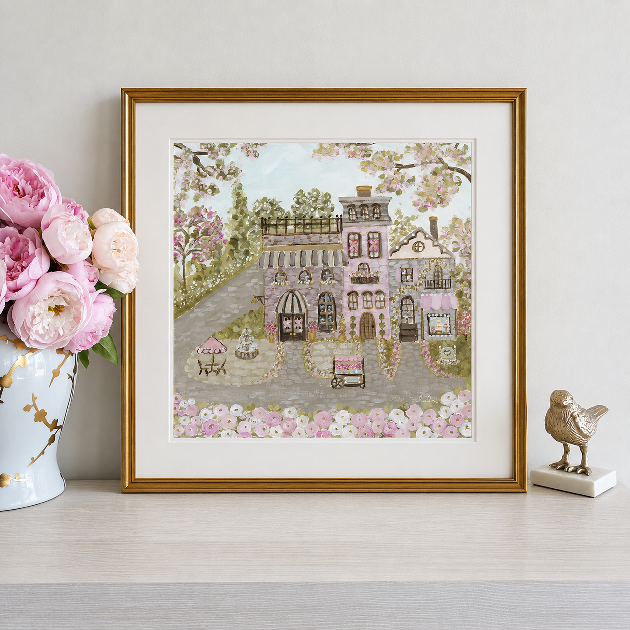 "Sweetheart Village" Signature Canvas Print