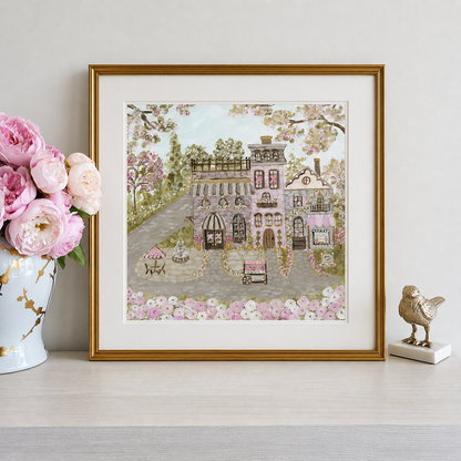 "Sweetheart Village" Signature Canvas Print