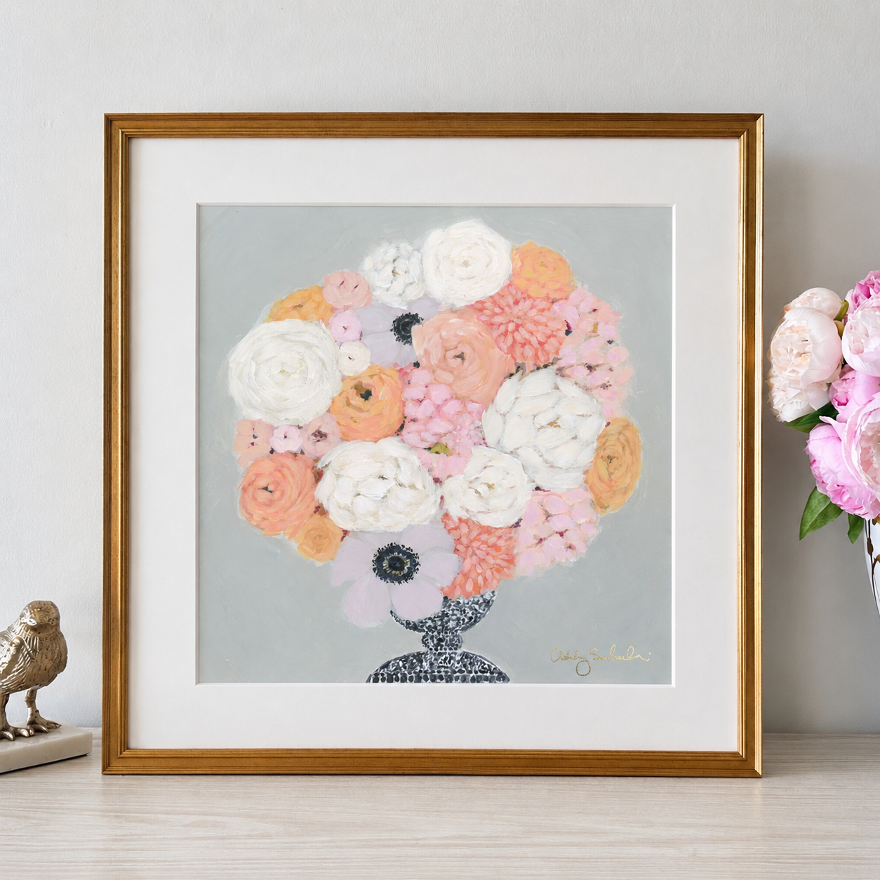 “Peaches and Cream" Signature Canvas Print