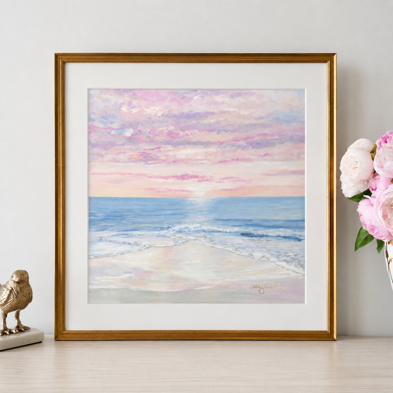 "Perfectly Pink Sunset" Signature Canvas Print