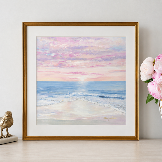 "Perfectly Pink Sunset" Signature Canvas Print