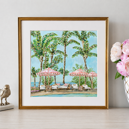 "Island Sun" Signature Canvas Print