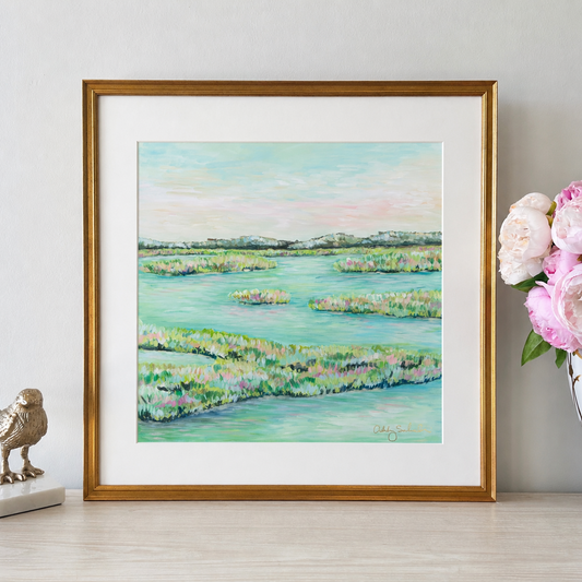 "Teal Waters" Signature Canvas Print