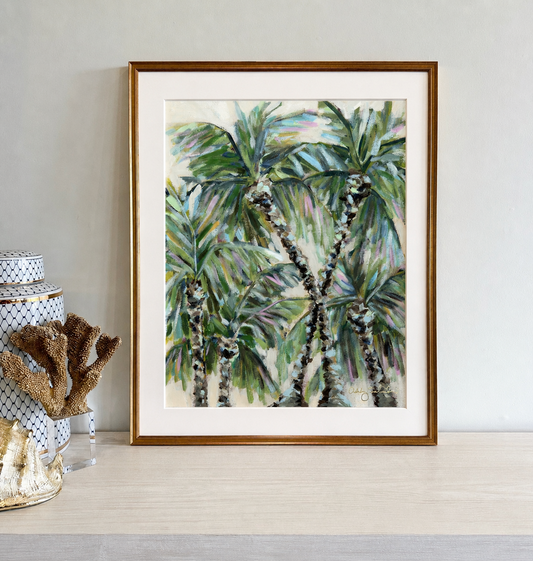 "Dancing Palms" Signature Canvas Print