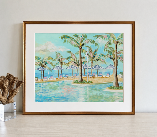 "Isla Bella" Signature Canvas Print