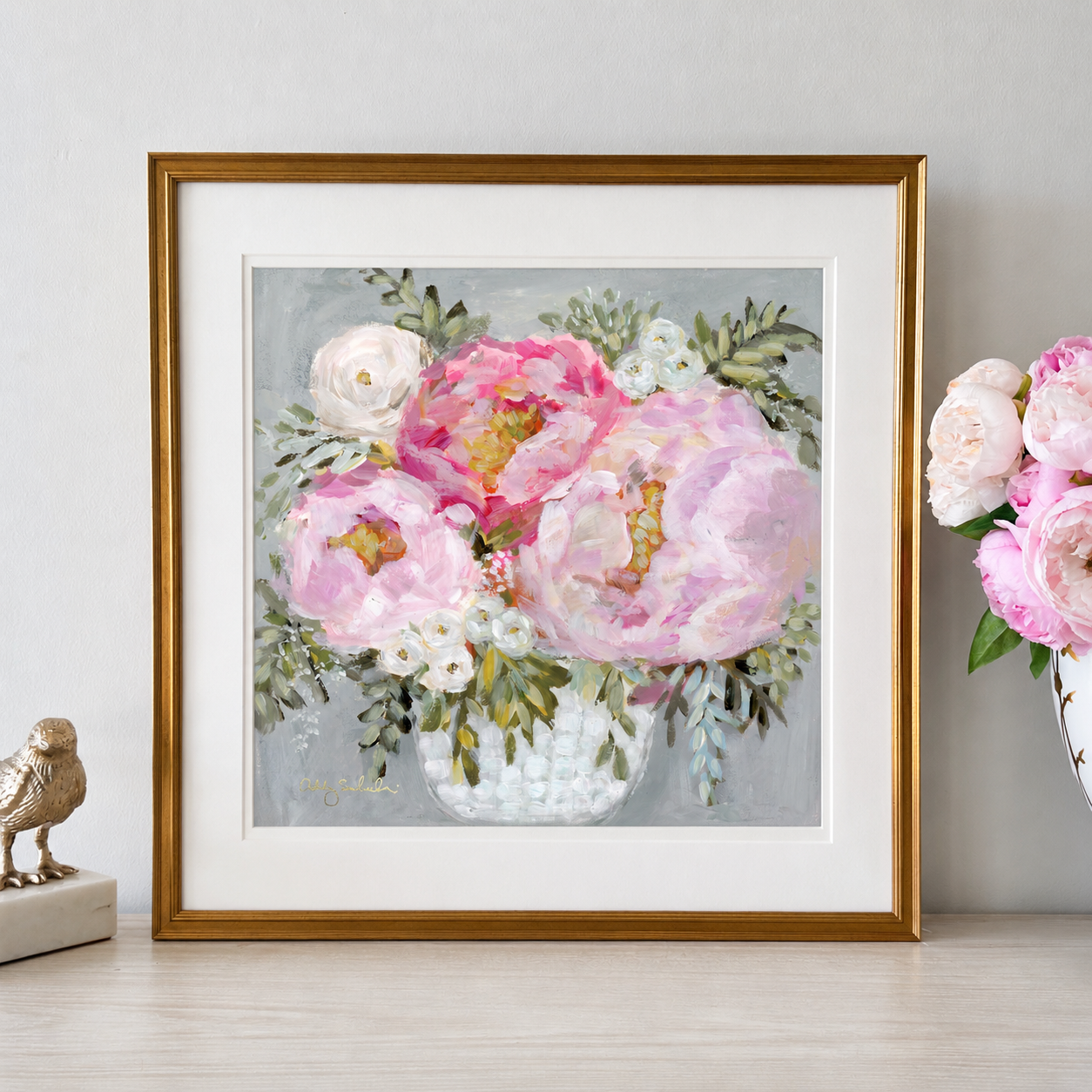 "Blushing Beauty" Signature Canvas Print