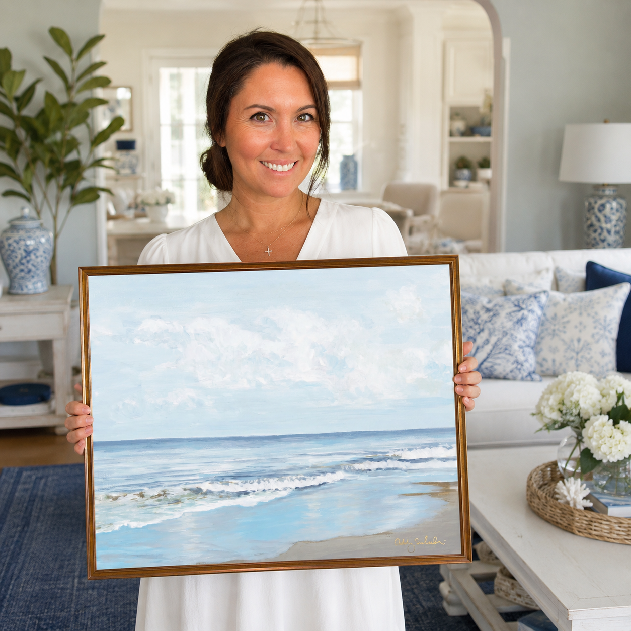 "Ocean Bliss" Signature Canvas Print