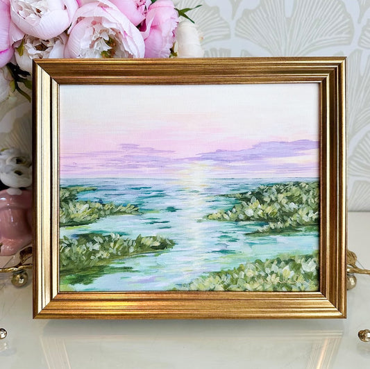 "Under a Pink Sky" Signature Canvas Print